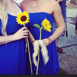 Davids Bridal Bridesmaid Style F14169 Royal Blue